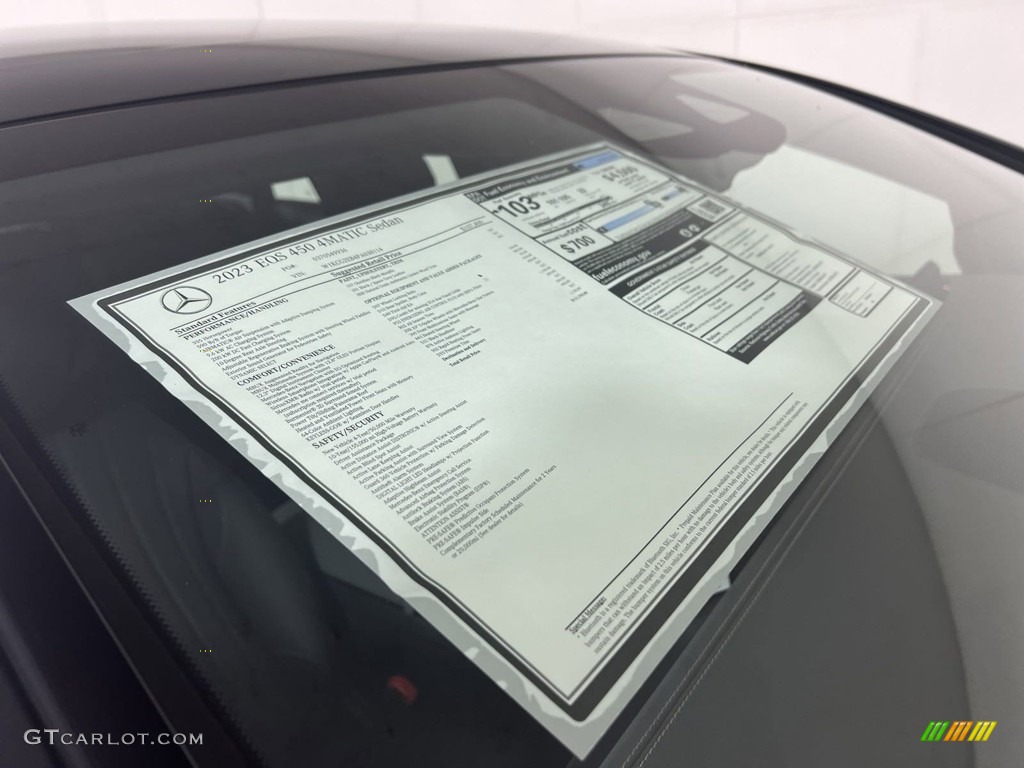 2023 Mercedes-Benz EQS 450+ 4Matic Sedan Window Sticker Photo #146665568