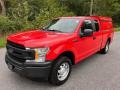 2019 Race Red Ford F150 XL SuperCab 4x4  photo #2