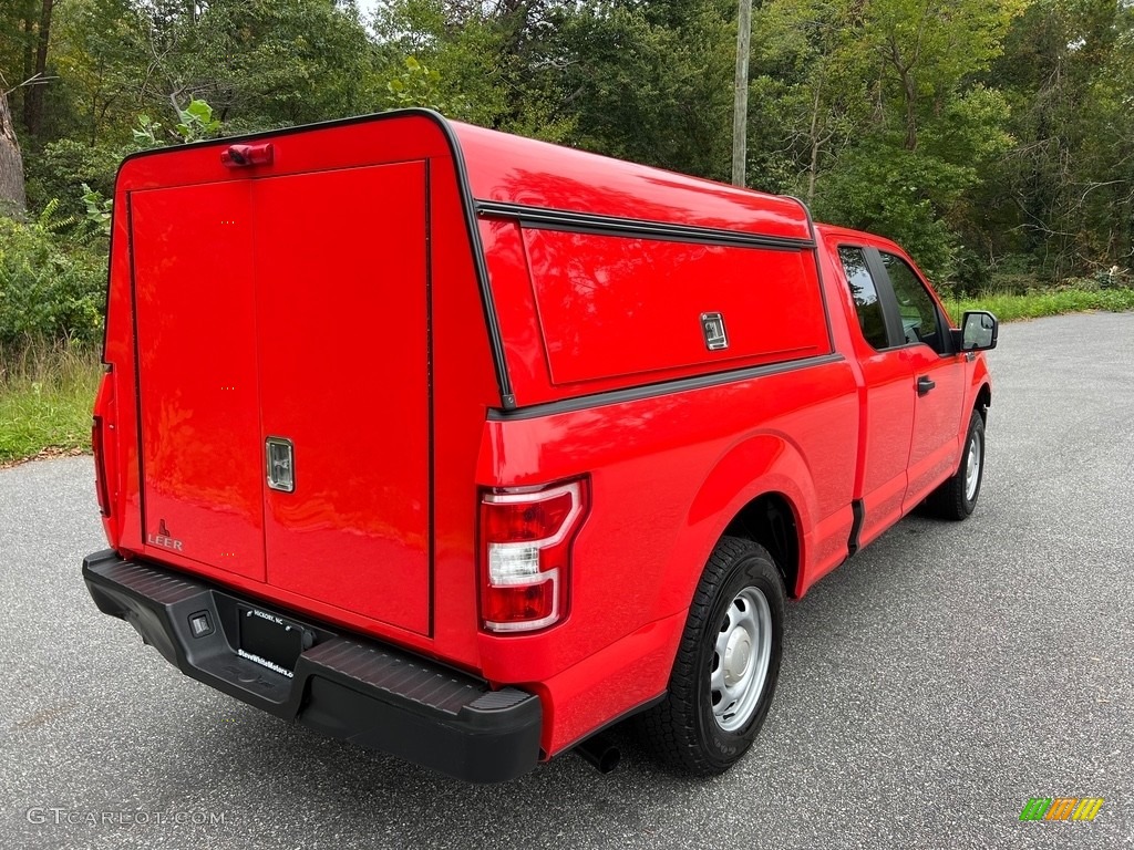2019 F150 XL SuperCab 4x4 - Race Red / Earth Gray photo #8