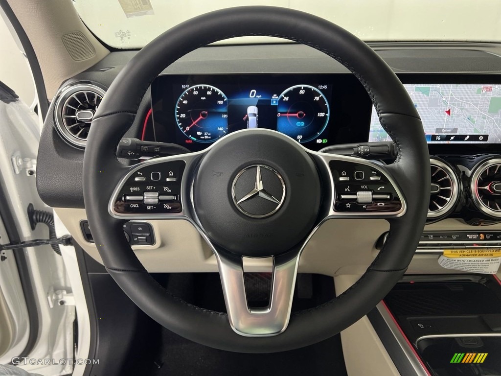 2023 Mercedes-Benz EQB 300 4Matic Macchiato Beige Steering Wheel Photo #146666128