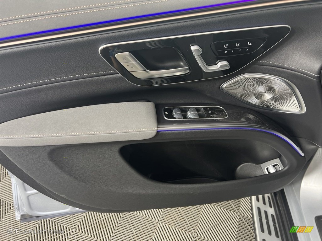 2023 Mercedes-Benz EQS 450+ 4Matic SUV Black/Space Gray Door Panel Photo #146666150