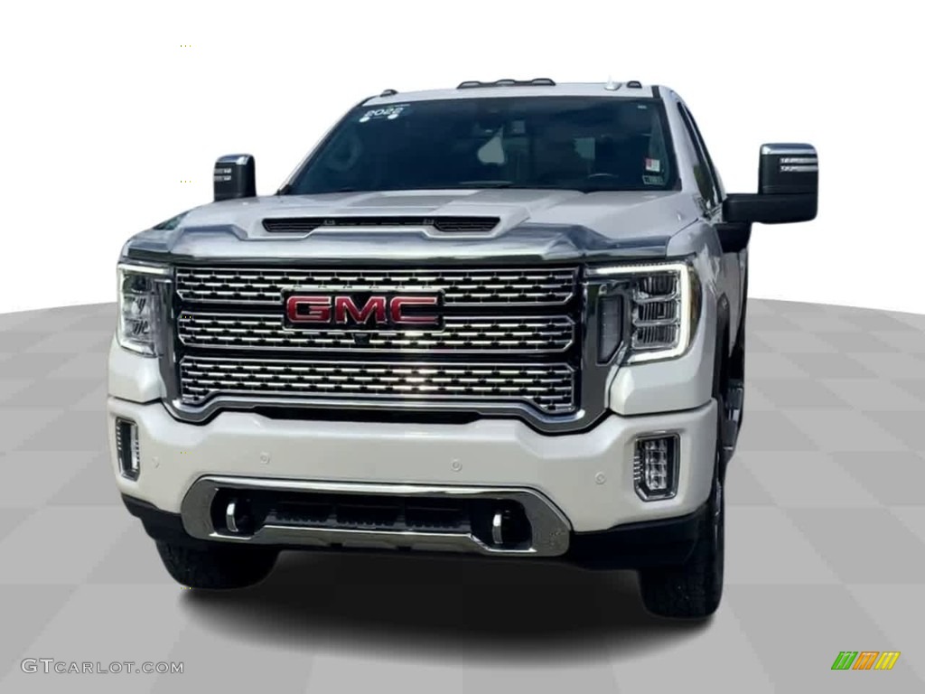 2022 Sierra 2500HD Denali Crew Cab 4WD - White Frost Tricoat / Jet Black photo #3