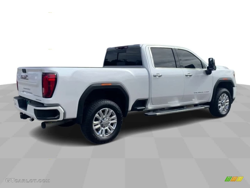 2022 Sierra 2500HD Denali Crew Cab 4WD - White Frost Tricoat / Jet Black photo #8