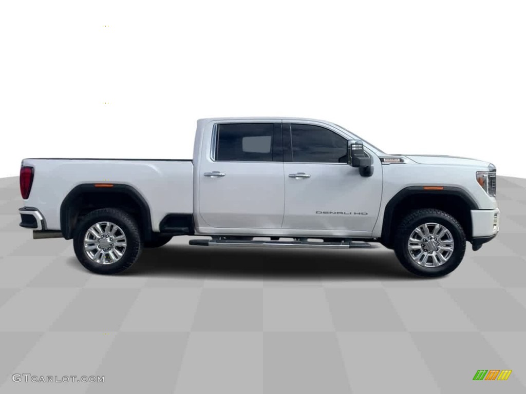 2022 Sierra 2500HD Denali Crew Cab 4WD - White Frost Tricoat / Jet Black photo #9