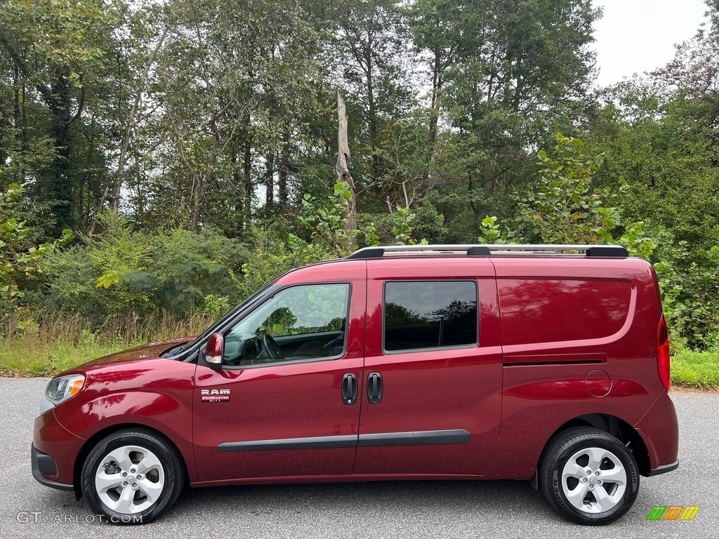Deep Red Metallic 2016 Ram ProMaster City Tradesman SLT Cargo Van Exterior Photo #146666402