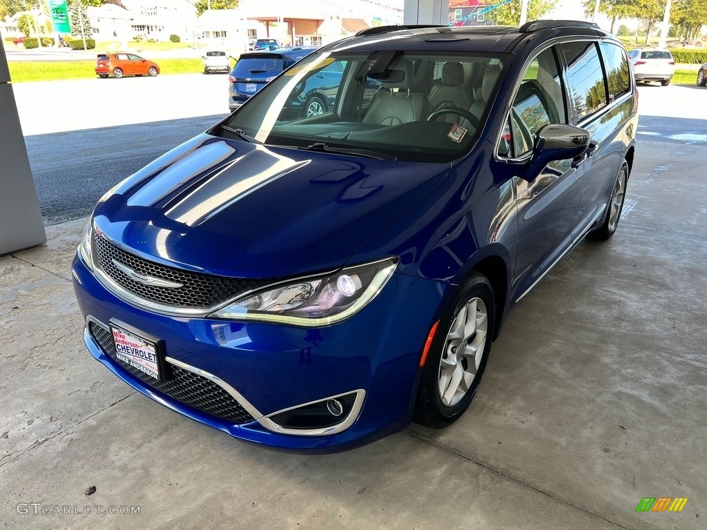 2020 Pacifica Limited - Ocean Blue Metallic / Alloy/Black photo #2
