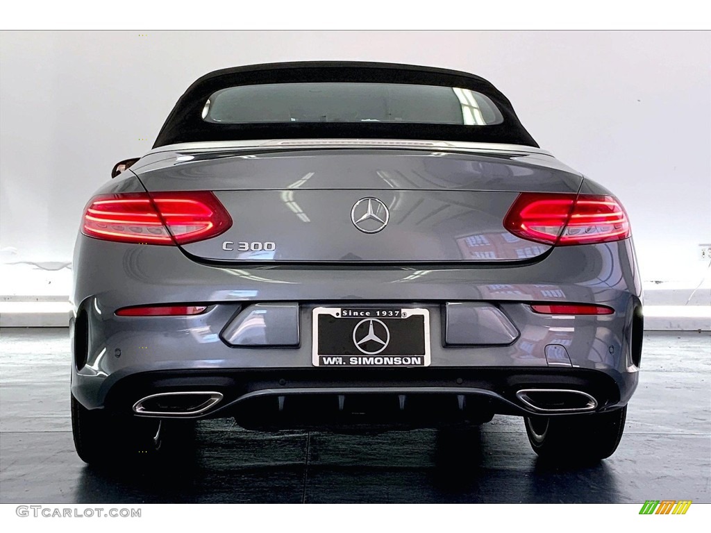 2017 C 300 Cabriolet - Selenite Grey Metallic / Saddle Brown/Black photo #3