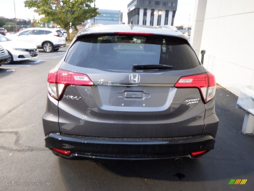2021 HR-V Sport AWD - Modern Steel Metallic / Black photo #8