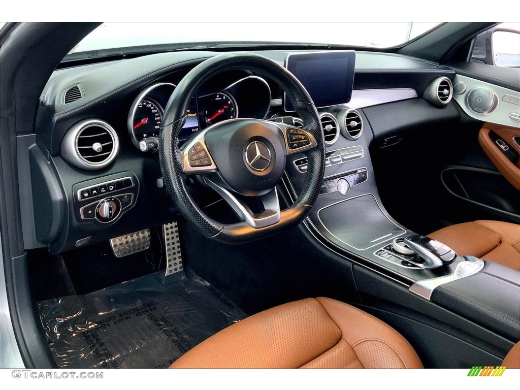 Saddle Brown/Black Interior 2017 Mercedes-Benz C 300 Cabriolet Photo #146667641
