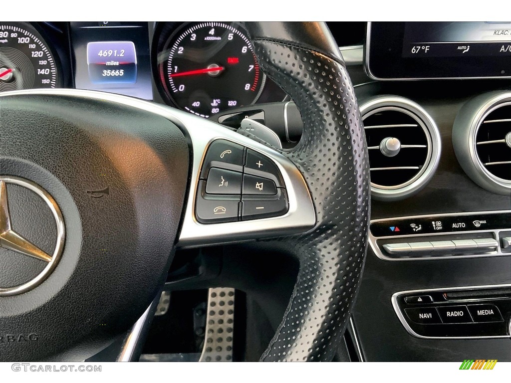 2017 C 300 Cabriolet - Selenite Grey Metallic / Saddle Brown/Black photo #21