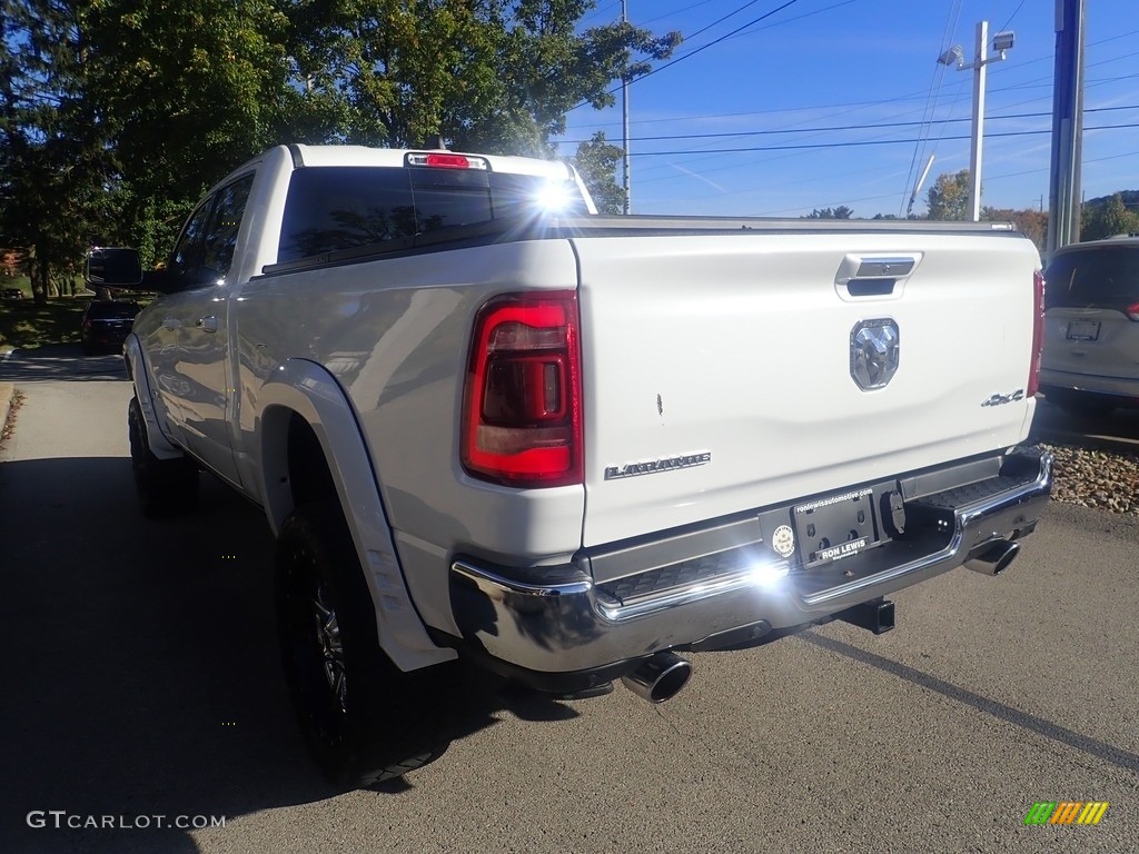 2022 1500 Laramie Crew Cab 4x4 - Bright White / Mountain Brown/Light Frost Beige photo #4