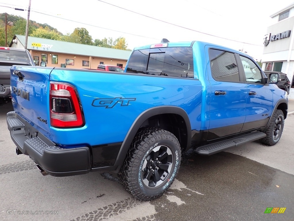 2024 1500 Rebel G/T Crew Cab 4x4 - Hydro Blue Pearl / Black photo #6