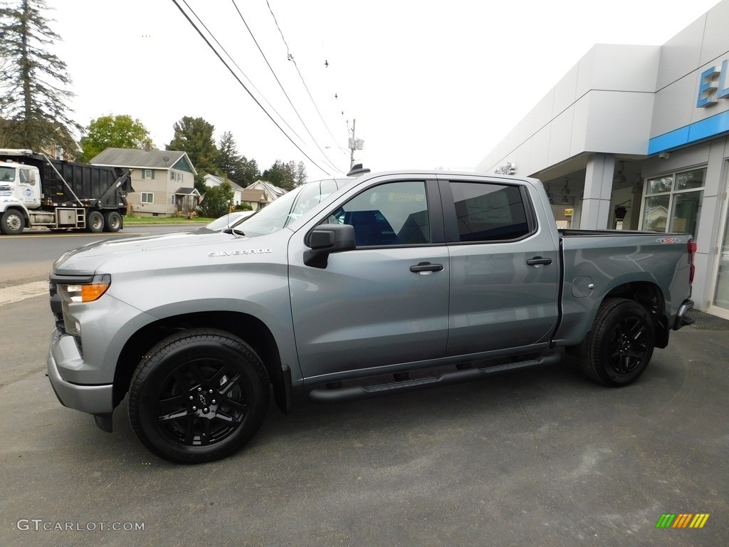 2025 Sterling Gray Metallic Chevrolet Silverado 1500 Custom Crew Cab