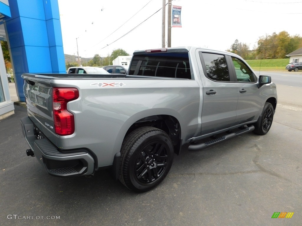 2024 Silverado 1500 Custom Crew Cab 4x4 - Sterling Gray Metallic / Jet Black photo #8