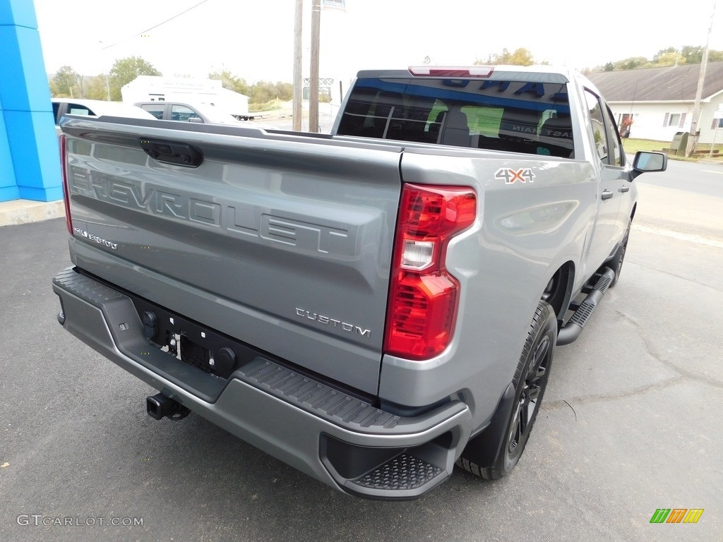 2024 Silverado 1500 Custom Crew Cab 4x4 - Sterling Gray Metallic / Jet Black photo #9