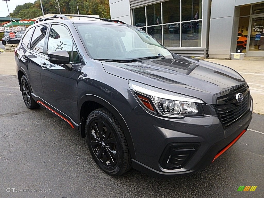 Magnetite Gray Metallic 2020 Subaru Forester 2.5i Sport Exterior Photo #146668718