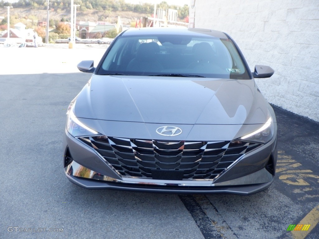 2023 Elantra Limited Hybrid - Fluid Metal / Black photo #5