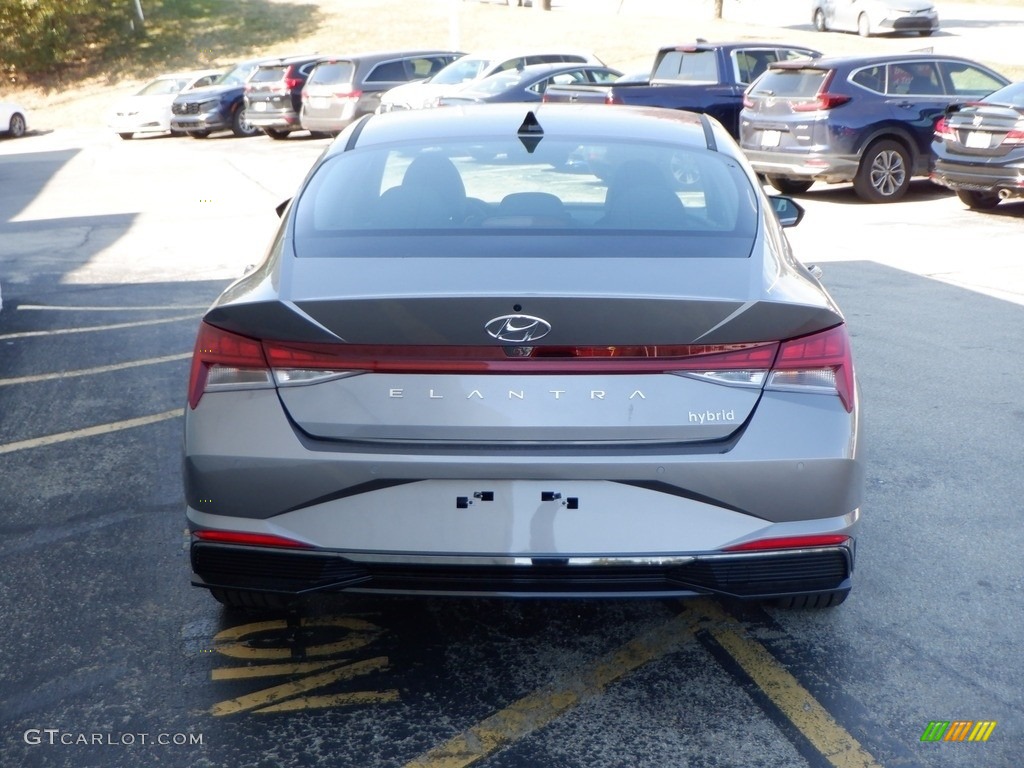 2023 Elantra Limited Hybrid - Fluid Metal / Black photo #7