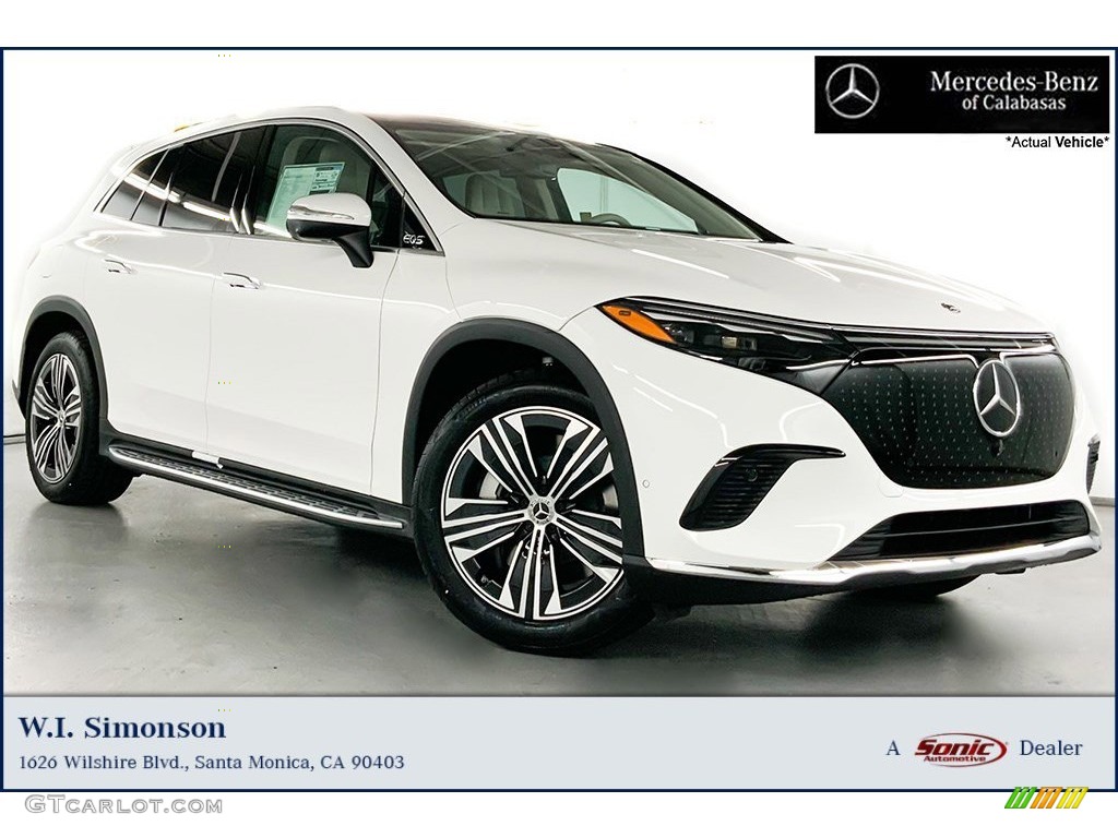 2023 EQS 450+ SUV - Polar White / Macchiato Beige/Space Gray photo #1