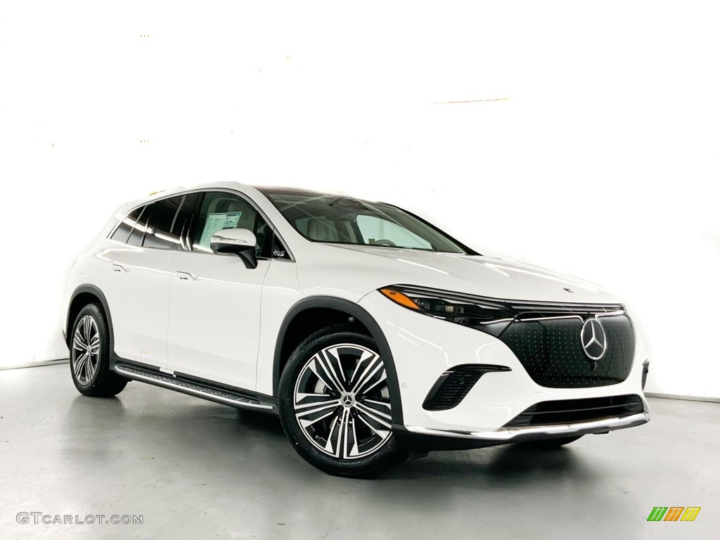 Polar White 2023 Mercedes-Benz EQS 450+ SUV Exterior Photo #146669126