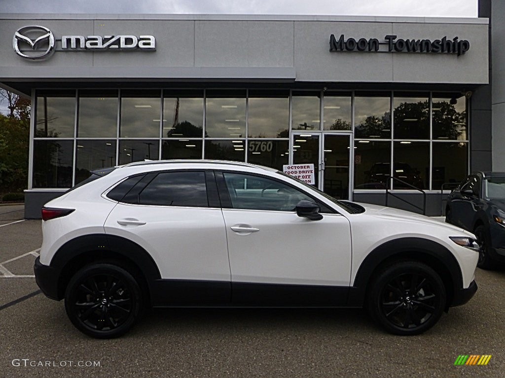 2023 CX-30 Turbo Premium Plus AWD - Snowflake White Pearl Mica / Black photo #1