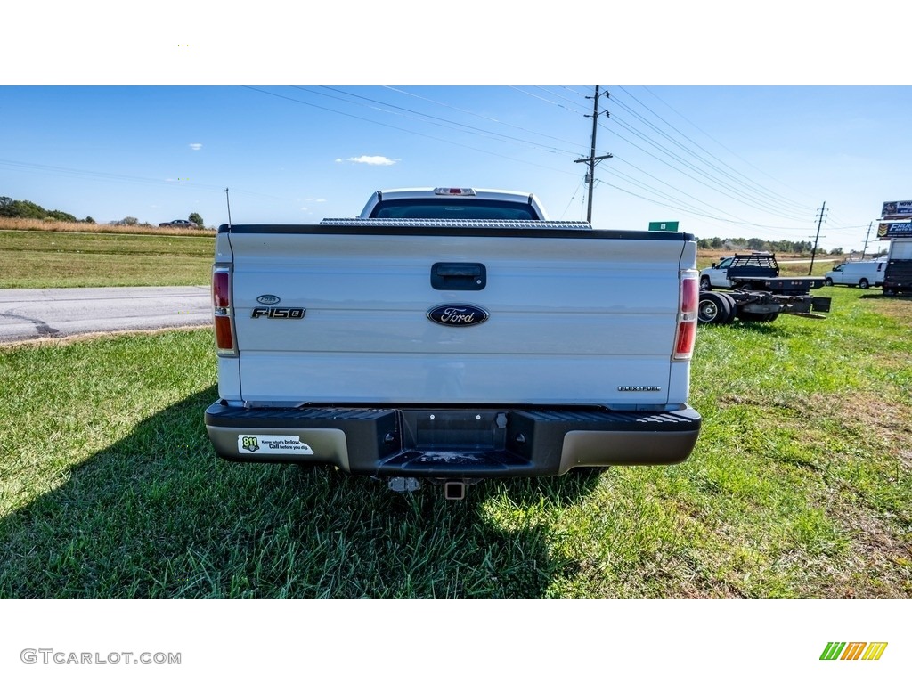2014 F150 XLT SuperCab 4x4 - Oxford White / Steel Grey photo #5