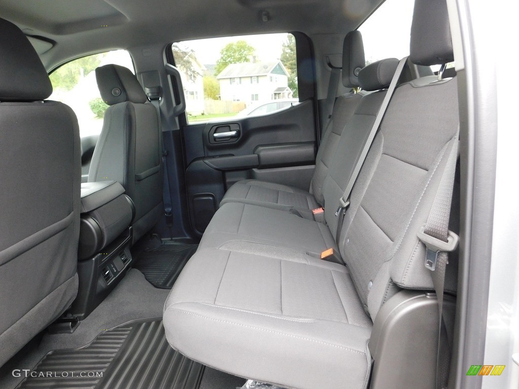 Jet Black Interior 2024 Chevrolet Silverado 1500 Custom Crew Cab 4x4 Photo #146669318