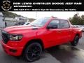 Flame Red - 1500 Big Horn Night Edition Crew Cab 4x4 Photo No. 1