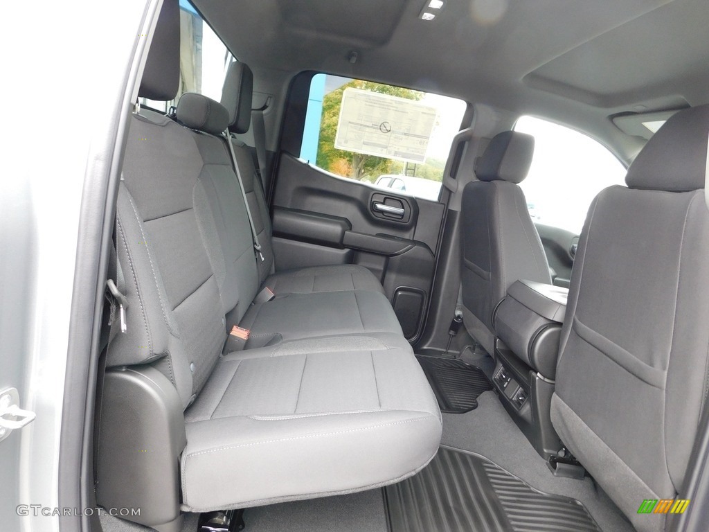 Jet Black Interior 2024 Chevrolet Silverado 1500 Custom Crew Cab 4x4 Photo #146669387