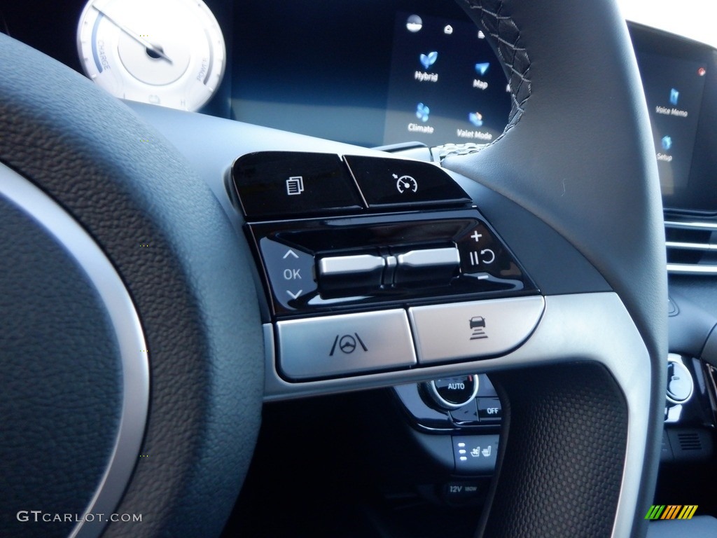 2023 Elantra Limited Hybrid - Fluid Metal / Black photo #27