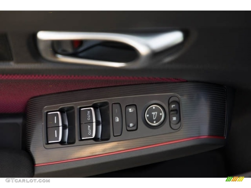 2024 Honda Civic Si Sedan Black/Red Door Panel Photo #146669609