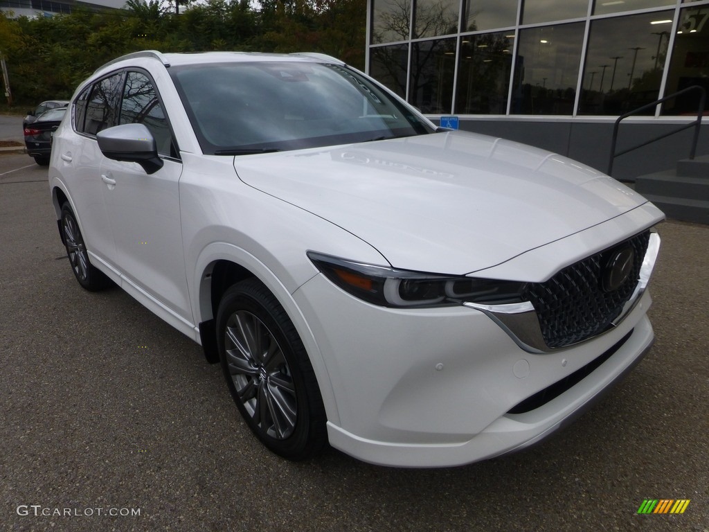 Rhodium White Metallic 2024 Mazda CX-5 Turbo Signature AWD Exterior Photo #146669624