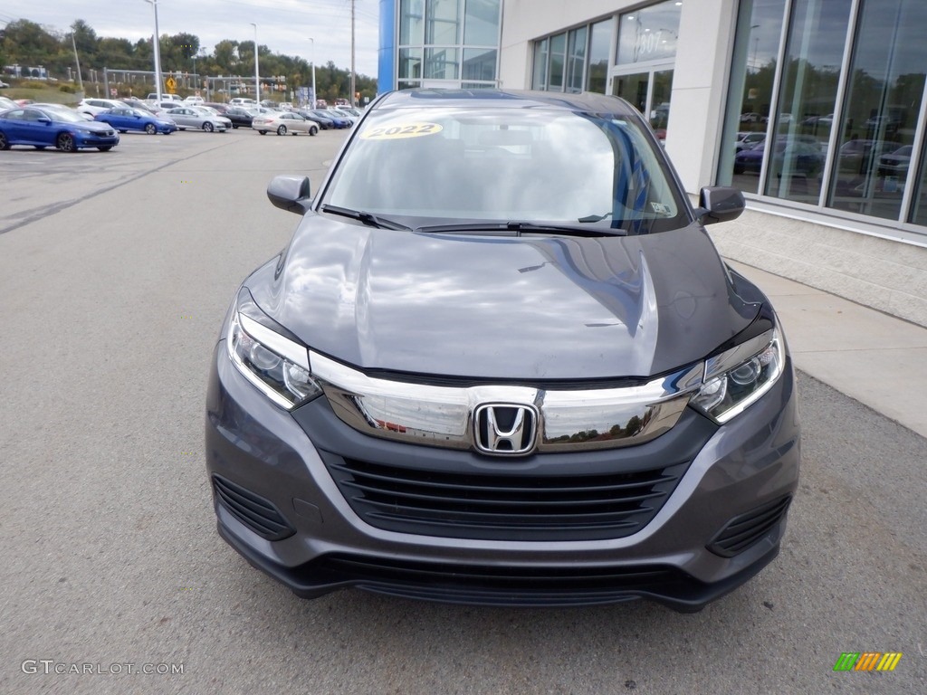 2022 HR-V LX AWD - Modern Steel Metallic / Black photo #4