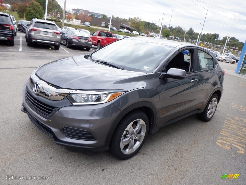 Modern Steel Metallic 2022 Honda HR-V LX AWD Exterior Photo #146669726