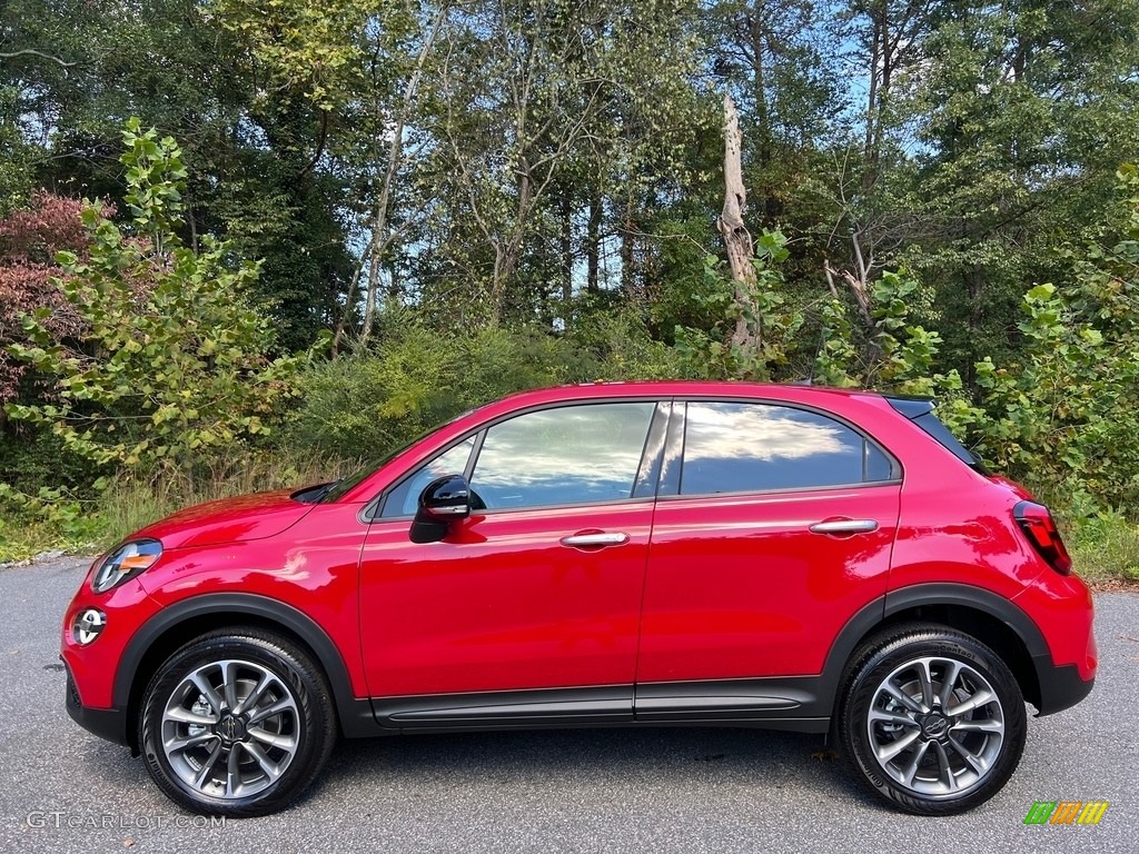 Passione Red 2023 Fiat 500X Pop AWD Exterior Photo #146669744