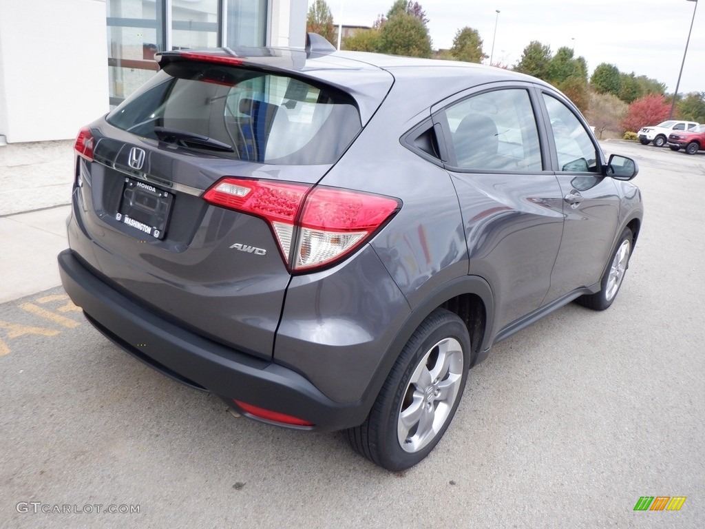 Modern Steel Metallic 2022 Honda HR-V LX AWD Exterior Photo #146669819