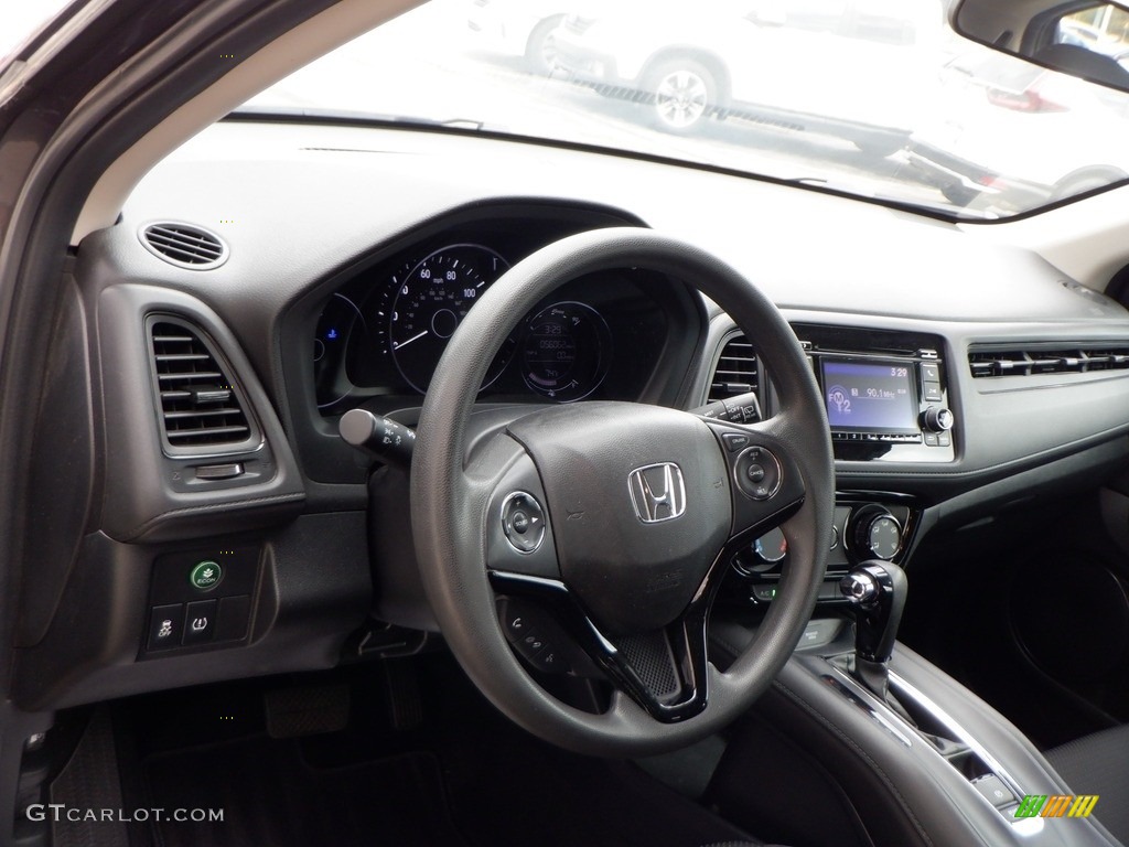 2022 Honda HR-V LX AWD Black Dashboard Photo #146669867