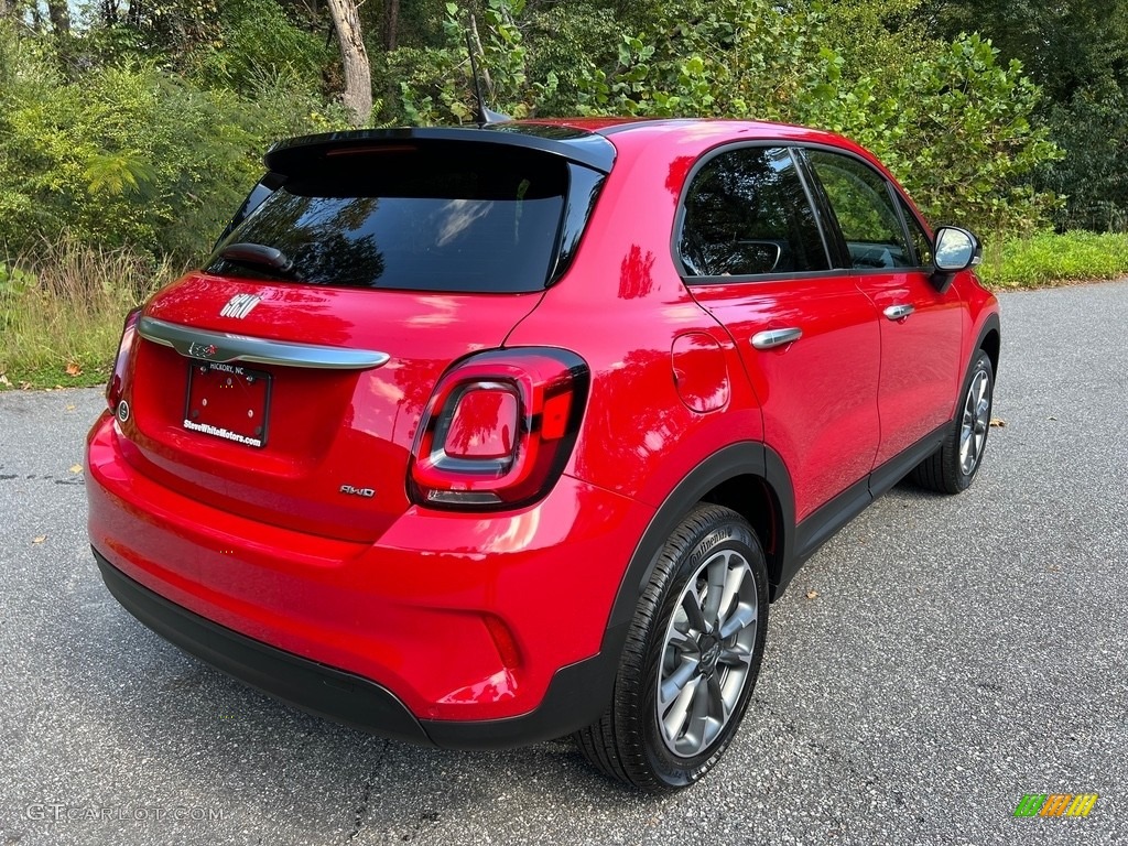 Passione Red 2023 Fiat 500X Pop AWD Exterior Photo #146669873