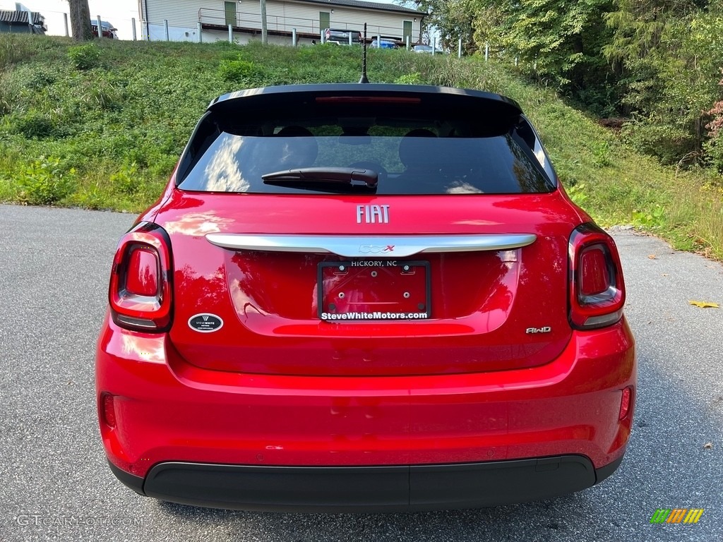 Passione Red 2023 Fiat 500X Pop AWD Exterior Photo #146669891