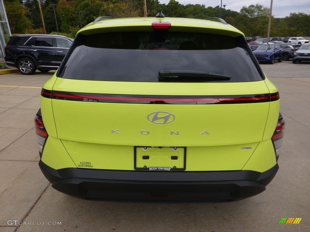 2024 Kona SEL AWD - Neoteric Yellow / Black photo #3