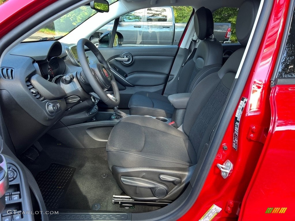 Black Interior 2023 Fiat 500X Pop AWD Photo #146669993