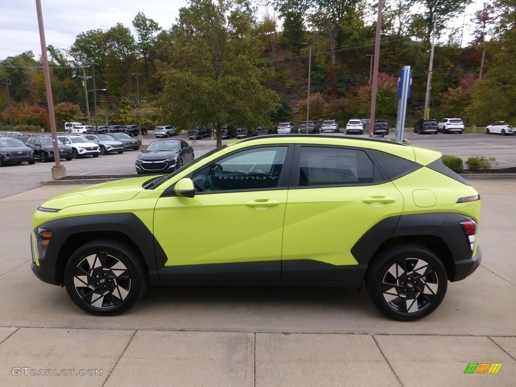 Neoteric Yellow 2024 Hyundai Kona SEL AWD Exterior Photo #146670035
