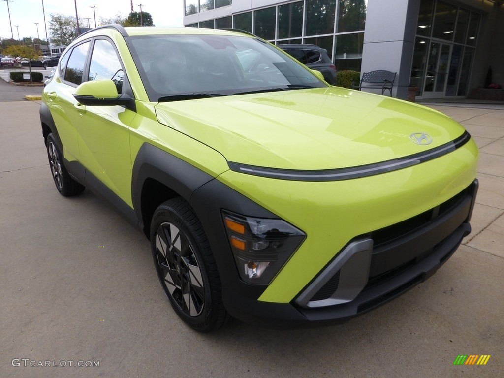 Neoteric Yellow 2024 Hyundai Kona SEL AWD Exterior Photo #146670101