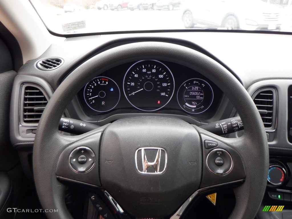2022 Honda HR-V LX AWD Black Steering Wheel Photo #146670128