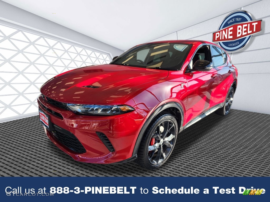 2024 Hornet R/T Track Pack/Blacktop AWD Hybrid - Hot Tamale / Black photo #1