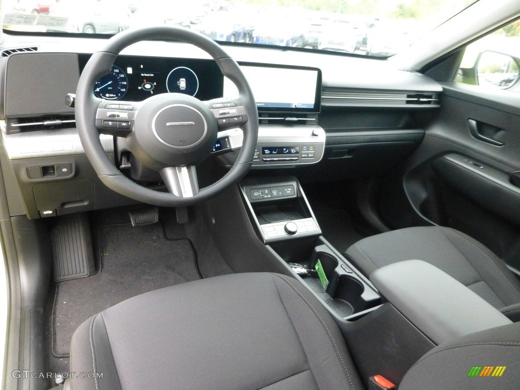 Black Interior 2024 Hyundai Kona SEL AWD Photo #146670176