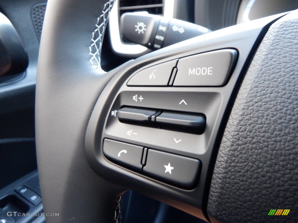 2024 Hyundai Venue Limited Black Steering Wheel Photo #146670188