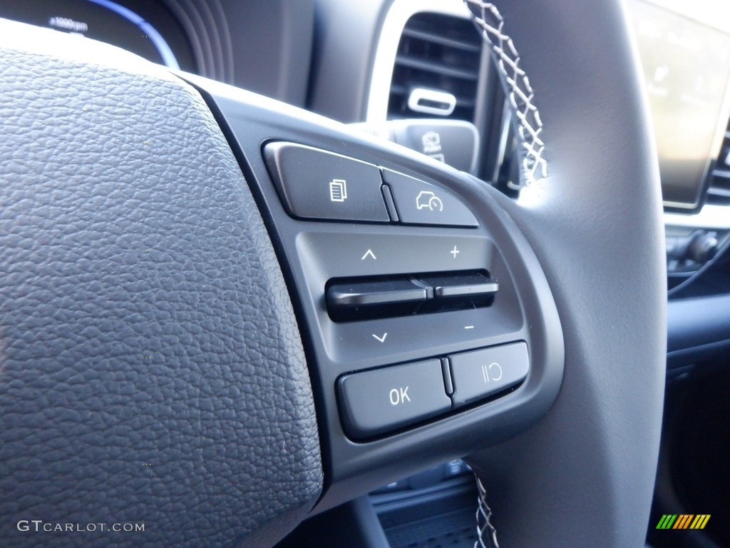 2024 Hyundai Venue Limited Black Steering Wheel Photo #146670209