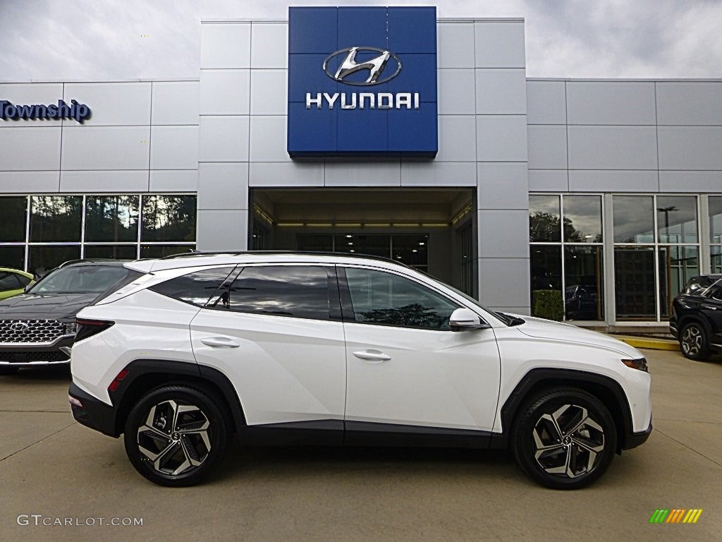 Serenity White Pearl 2024 Hyundai Tucson Limited AWD Exterior Photo #146670329