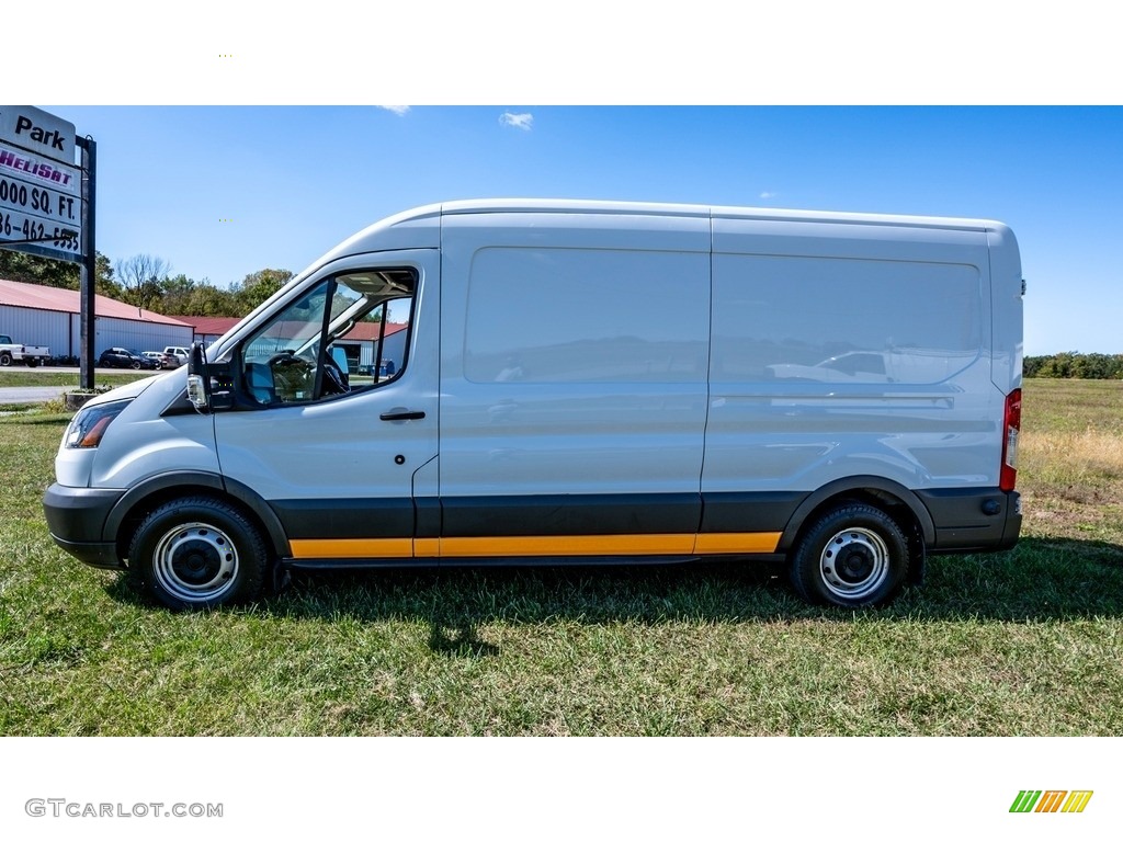 2018 Transit Van 350 MR Long - Oxford White / Pewter photo #7